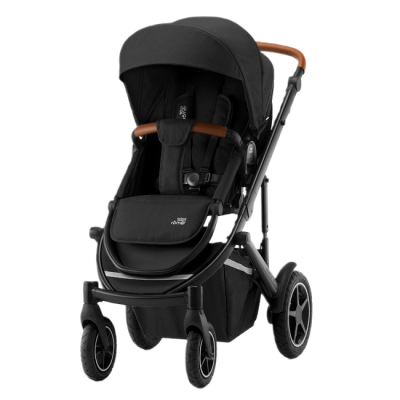 Коляски - Прогулочная коляска Britax-Romer Smile III space black / brown handle (2000034645)