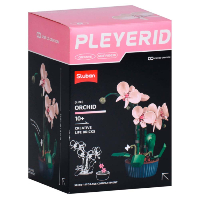 Конструкторы с уникальными деталями - Конструктор Sluban Орхидеи (M38-P8063B)