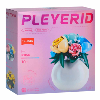 Конструкторы с уникальными деталями - Конструктор Sluban Розы в весе (M38-P8070)