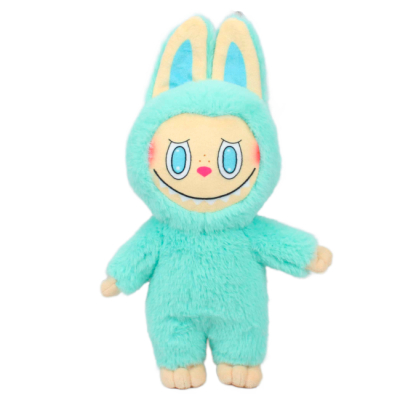 Персонажі мультфільмів - М'яка іграшка Копиця Лялька-Зайка принт м'ята 34 см (00422-83/3)