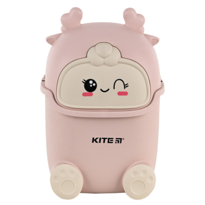 Канцтовари - Настільний контейнер для сміття Kite рожевий (K24-009-5)