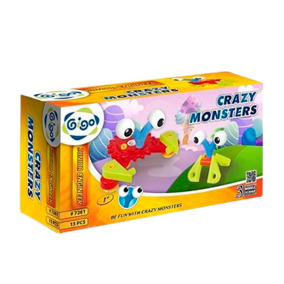 Конструкторы с уникальными деталями - Конструктор Gigo Юный инженер Безумные монстры (7261)