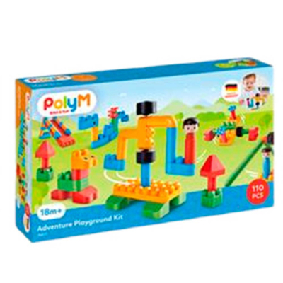 Конструктори з унікальними деталями - Конструктор PolyM Ігровий майданчик (760011)