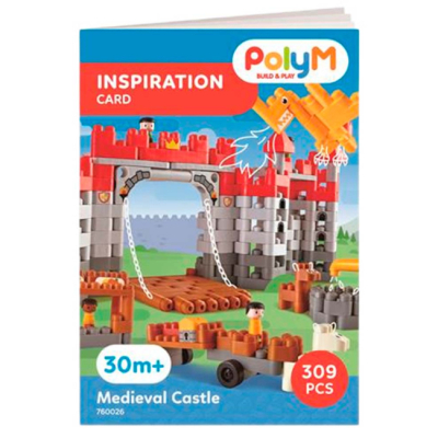 Конструктори з унікальними деталями - Конструктор PolyM Середньовічний замок (760026)