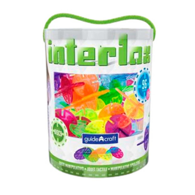 Конструктори з унікальними деталями - Конструктор Guidecraft Interlox Discs Диски (G16834)