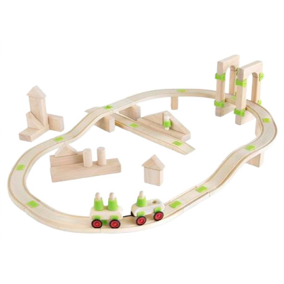 Залізниці та потяги - Дерев'яна дорога Guidecraft Block Science Мости світу (G2100R)