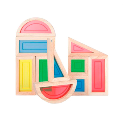 Развивающие игрушки - Кубики Guidecraft Block Play Большая радуга (G3015)