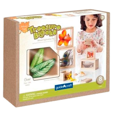 Научные игры, фокусы и опыты - Игровой набор Guidecraft Natural Play Сокровища в прозрачных ящиках (G3084)