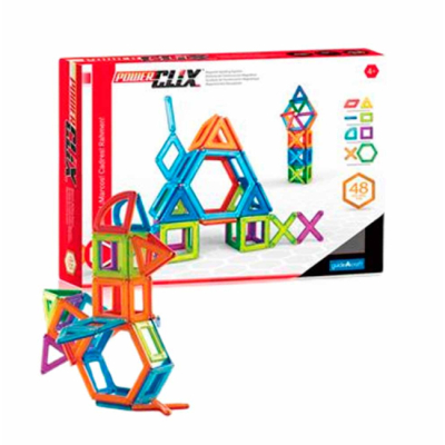 Магнітні конструктори - Магнітний конструктор Guidecraft PowerClix Frames (G9200)