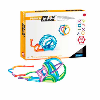 Магнітні конструктори - Магнітний конструктор Guidecraft PowerClix Organics (G9431)