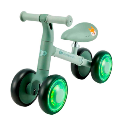 Беговелы - Каталка-биговел Kinderkraft Cutie Flash Green (KRCUFL00GRE0000)
