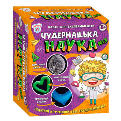 Научные игры, фокусы и опыты - Набор для опытов Ranok Creative Научная игра Причудливая наука №3 (12114116У)