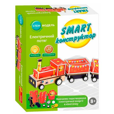 Наукові ігри, фокуси та досліди - Набір для дослідів Ranok-Creative Електричний потяг (10100704У)