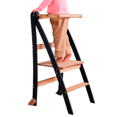 Детская мебель - Складной стул Goodevas Монтессори графит (4820281140570)