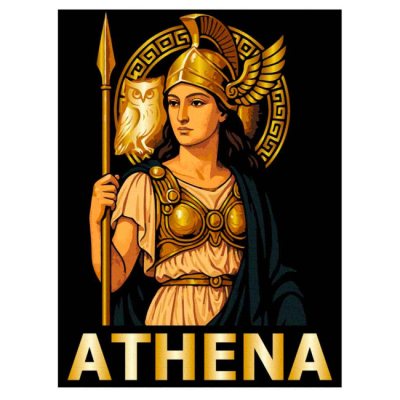 Товари для малювання - Картина за номерами Brushme Афіна (RBS1045B)