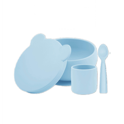 Детская посуда и аксессуары - Набор для кормления MinikOiOi BLW Set I Mineral Blue (101070056)