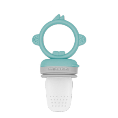 Пустушки та ніблери - Ніблер MinikOiOi Pulps Aqua Green and Powder Grey (101130004)