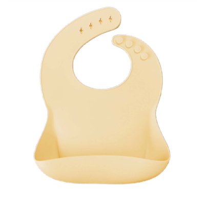 Дитячий посуд та аксесуари - Нагрудник MinikOiOi Basics Mellow Yellow (101020056)