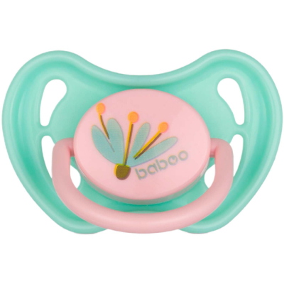 Пустышки и ниблеры - Пустышка Baboo Flora зеленая (5-515)