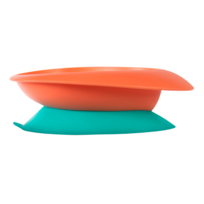 Детская посуда и аксессуары - Мисочка Baboo в форме НЛО персик (9-031)