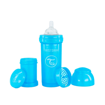 Бутылочки, соски и аксессуары - Антиколиковая бутылочка Twistshake Pearl Blue (78381)