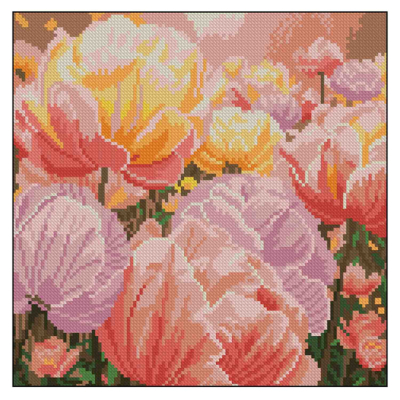 Мозаика - Алмазная мозаика Strateg Нежные тюльпаны (4823113899011)