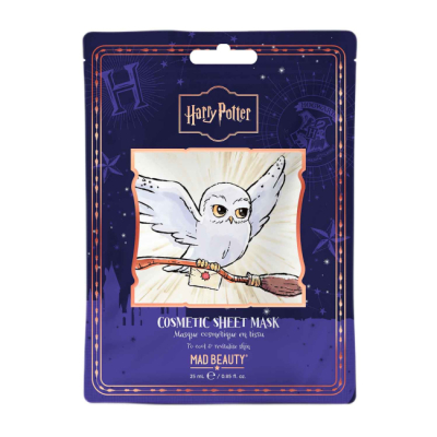 Косметика - Тканинна косметична маска для обличчя Mad Beauty Гаррі Поттер Гедвіга (WHP-19825-12)
