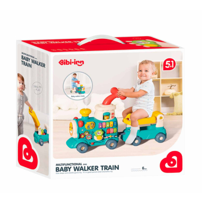 Ходунки - Ходунки Bibi-inn Поезд 5 в 1 (6064)