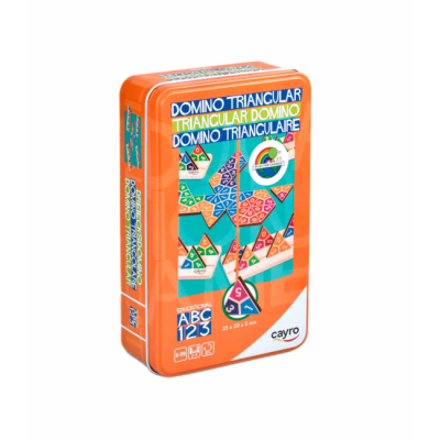 Настольные игры - Настольная игра Cayro Тримино в металлической коробке (8422878071081)