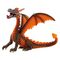 Фігурки тварин - Іграшка-фігурка Bullyland Дракон помаранчевий що сидить (75595)