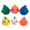 Іграшки для ванни - Набір іграшок для ванної Baby Team Кольорові рибки в асортименті (9006)