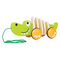 Машинки для малышей - Каталка Hape Крокодил деревянная (Е0348)