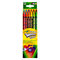 Канцтовари - 12 кольорових олівців Вертушка з гумками 68-7508 (68-7508)