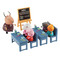 Фигурки персонажей - Игровой набор Peppa Pig Идем в школу (20827)