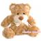 Мягкие животные - Мягкая игрушка Grand Медведь коричневый с бантом (3302GMC)