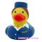 Іграшки для ванни - Іграшка гумова Funny Ducks Качечка Стюардеса (L1871)