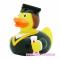 Іграшки для ванни - Іграшка гумова Funny Ducks Качечка Випускник (L1887)