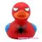 Іграшки для ванни - Іграшка гумова Funny Ducks Качечка Спайдермен (L1880)