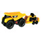 Транспорт і спецтехніка - Іграшка Мінітрейлер Самоскид і причіп з навантажувачем Toy State 28 см (34762)