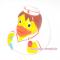 Іграшки для ванни - Гумова іграшка Lilalu Funny Ducks Качка Медсестра (L1886)