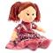 Куклы - Мягкaя игрушка Lava Кукла Карина в бордовом платье муз. (LF1145A)