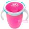 Товари для догляду - Чашка непроливна Munchkin Miracle 360 ​​207 мл рожева (01209401.02)