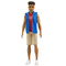 Ляльки - Кукла Кен Модник Хип-Вуди Barbie шорты и синяя накидка (DWK44/DWK46)