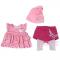 Одежда и аксессуары - Набор одежды для куклы Модный сезон Baby Born розовое платье (822180-1)