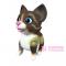 Мягкие животные - Интерактивная кошечка Лаки Cutesy Pets 15 см (88533)