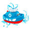 Уцінені іграшки - Уцінка! Іграшка для ванни Bebelino Кораблик-фонтан асортимент (58049)