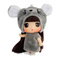 Ляльки - Лялька-брелок Ddung в костюмі сірої мишки (FDE0903r)