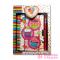 Канцтовары - Блокнот детский на замочке в подар. коробочке с ручкой пирожные (640610-A)