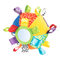 Розвивальні іграшки - М'яка іграшка Playgro Музична кулька  (0180271) (0180271 )