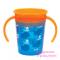Товари для догляду - Чашка-непроливайка Munchkin Miracle 360 Deco блакитний з помаранчевим (01229401-02) (01229401-02 )
